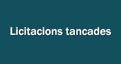 contratacio Perfil contractant Licitacions tancades