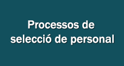 contratacio Processos de seleccio de personal