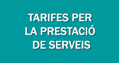 Portal tarifes per la presentacio de serveis